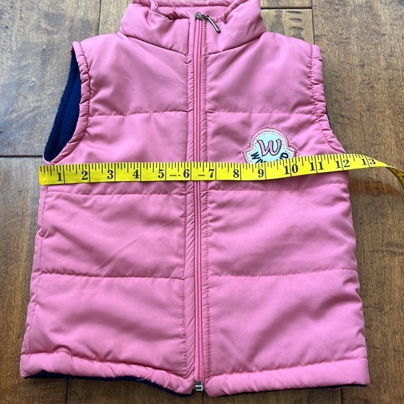 Girls pink Puffy Vest - Picture 6 of 7